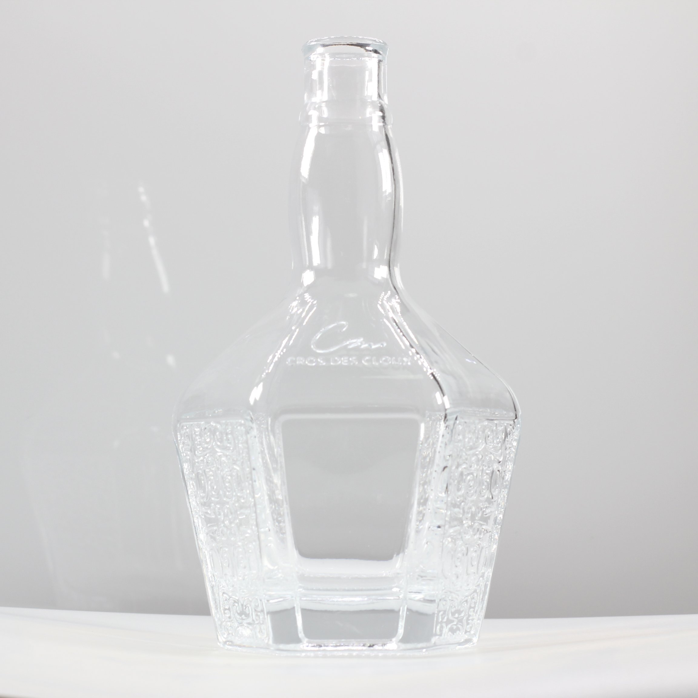 Custom Empty 500ml Wine Spirit Glass Liquor Bottle glass bottle likor brandy