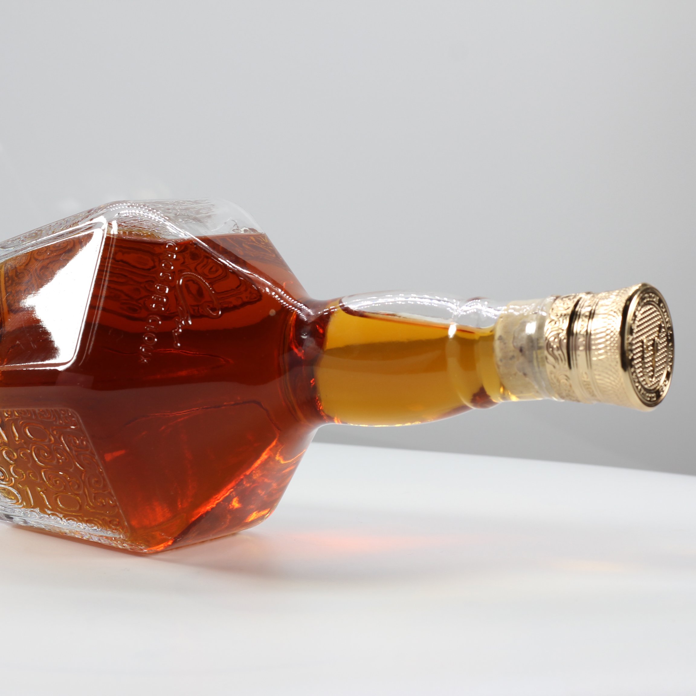 Custom Empty 500ml Wine Spirit Glass Liquor Bottle glass bottle likor brandy