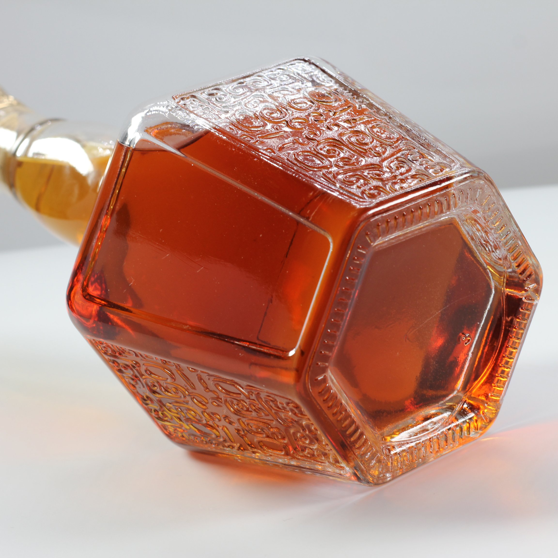 Custom Empty 500ml Wine Spirit Glass Liquor Bottle glass bottle likor brandy