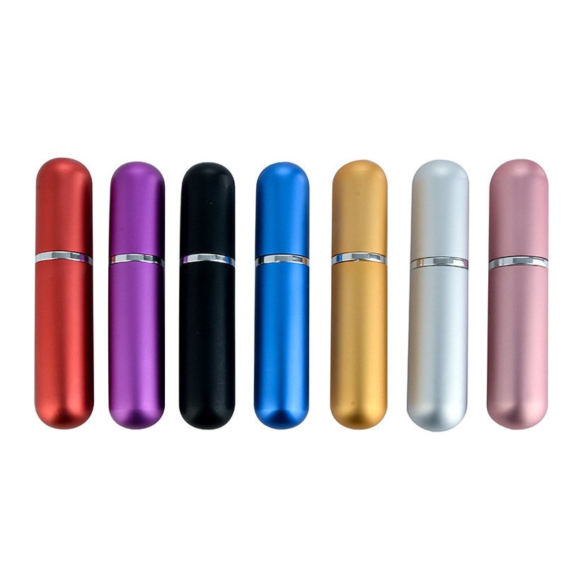 Aluminum Fragrance Twist Up Top Spray Perfume refill Travel Atomizer Glass Bottles For Perfume