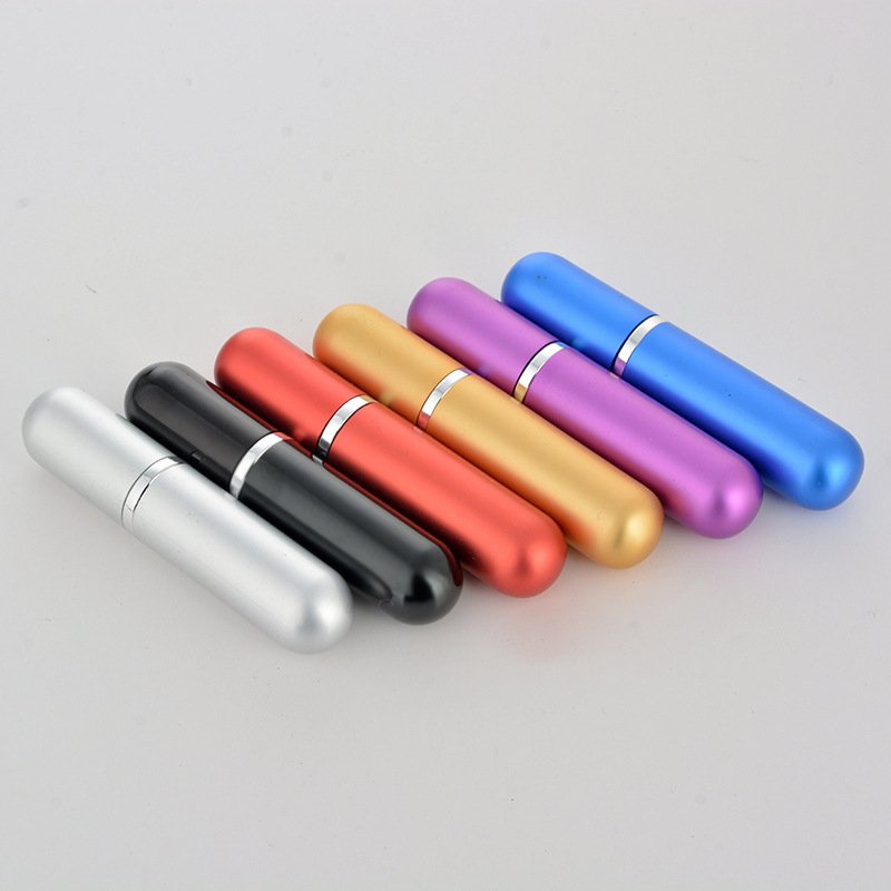 Aluminum Fragrance Twist Up Top Spray Perfume refill Travel Atomizer Glass Bottles For Perfume