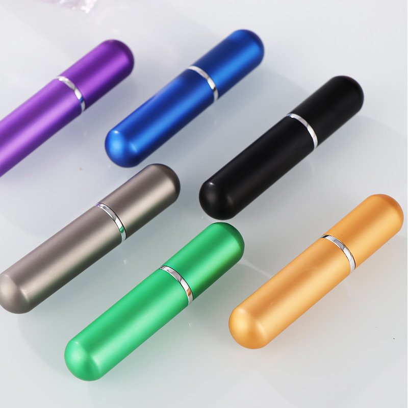 Aluminum Fragrance Twist Up Top Spray Perfume refill Travel Atomizer Glass Bottles For Perfume