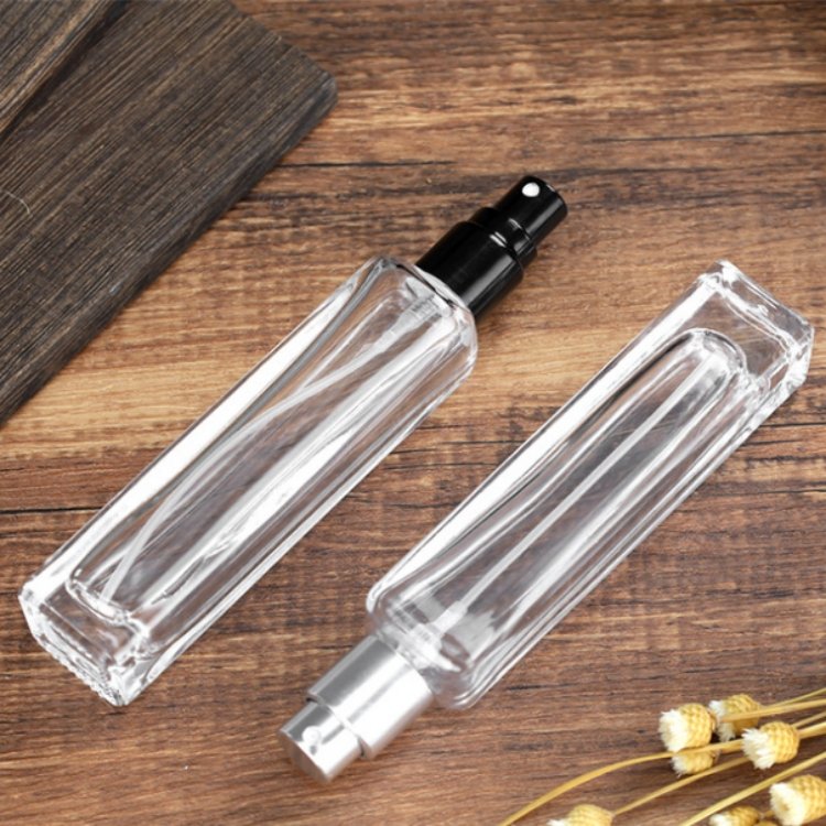 Rectangular 10 ml perfume glass bottle travel size perfume bottles travel perfume glass bottles