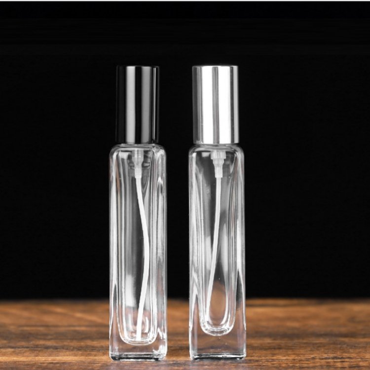Rectangular 10 ml perfume glass bottle travel size perfume bottles travel perfume glass bottles
