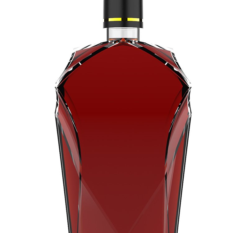 factory direct liquor bottle unique design super flint tequila whisky vodka glass bottle