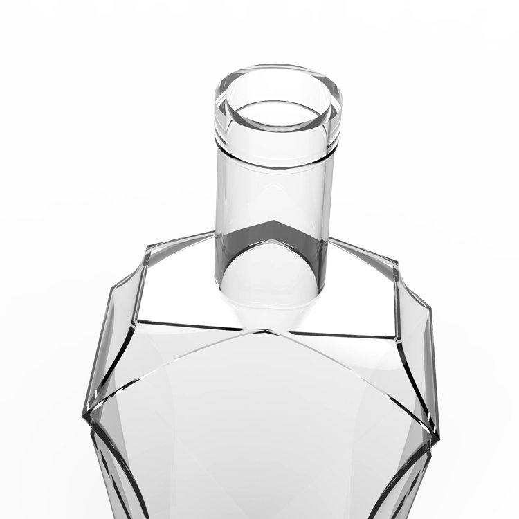 factory direct liquor bottle unique design super flint tequila whisky vodka glass bottle