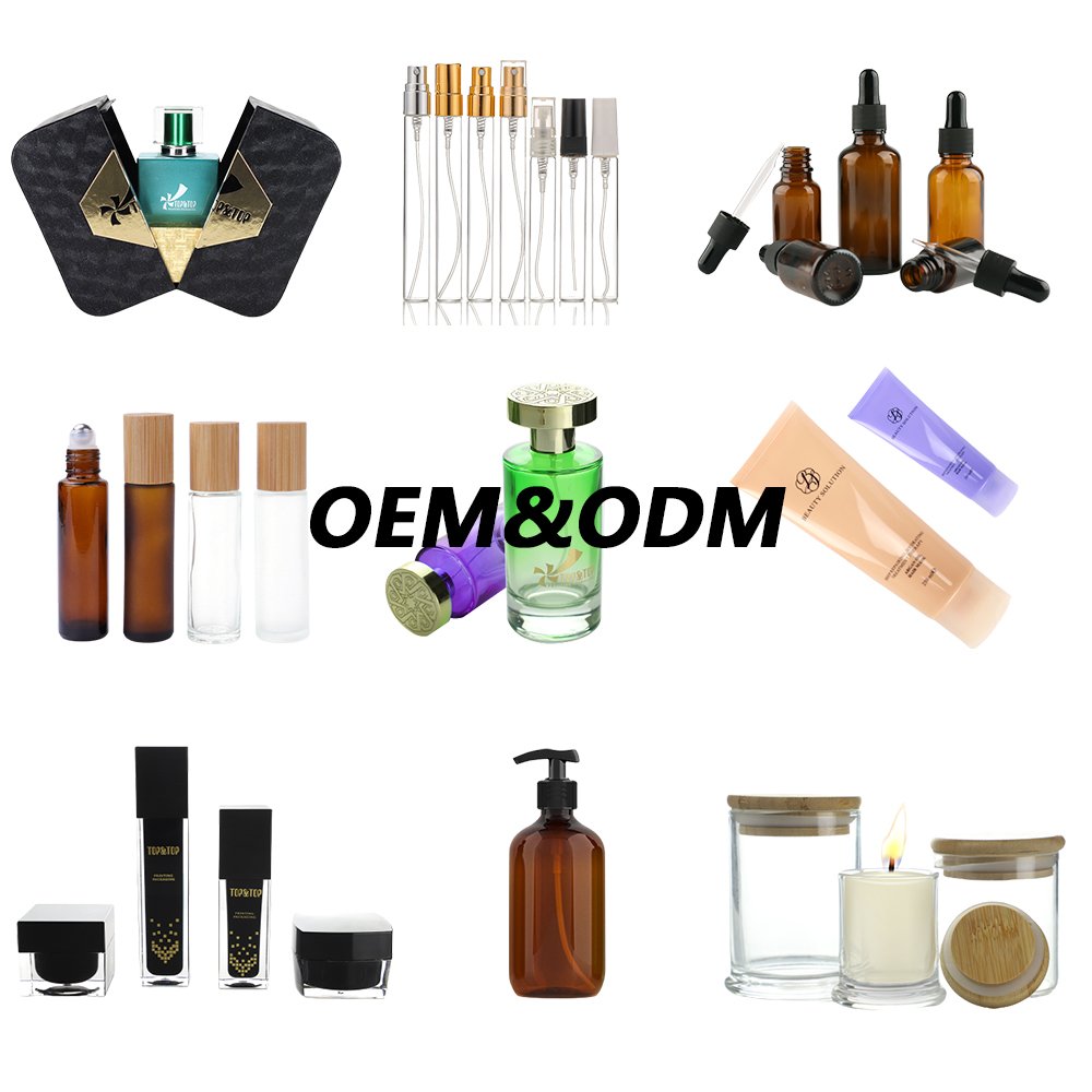 Custom Logo Package Label Round Empty Spray Bottle Vintage Luxury Empty 10Ml 30Ml 50Ml 100Ml Black Clear Perfume Glass Bottle