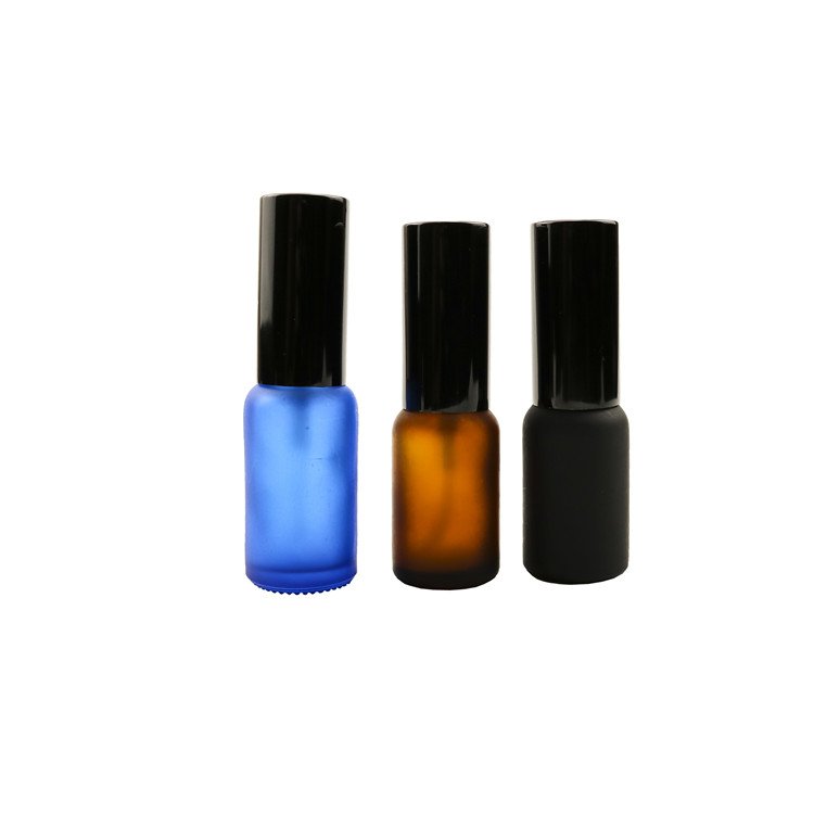 10ml 15ml 20ml 30ml 50ml 100ml Luxury black blue Glass Essential Oil Perfume Glass Bottle Fine Mist Rose Gold Spray Pump Bottle