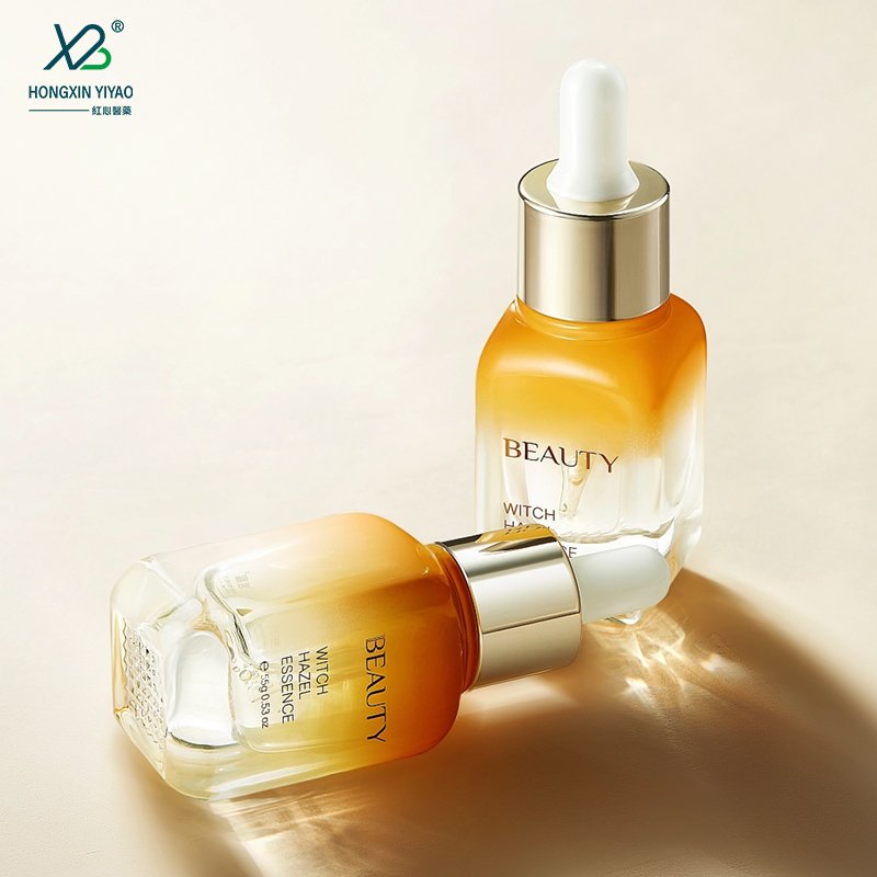 Spot wholesale 10ml square bottle 40ml glass cosmetics thick bottom dropper bottle mesh bottom fine oil bottle