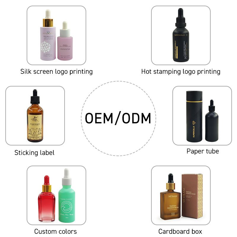 amber brown square glass bottle with gold dropper for serum hair essential oil 15 ml 30 ml 50 ml