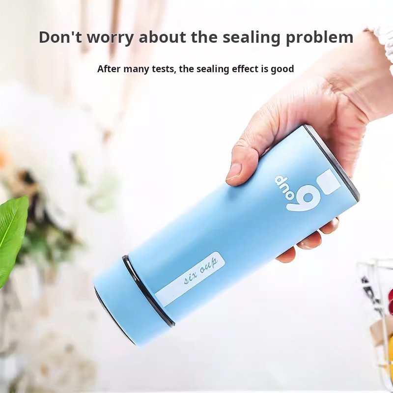 Custom Logo Cup 400ml Opening Shop Celebration Gift Glass Liner Water Bottle