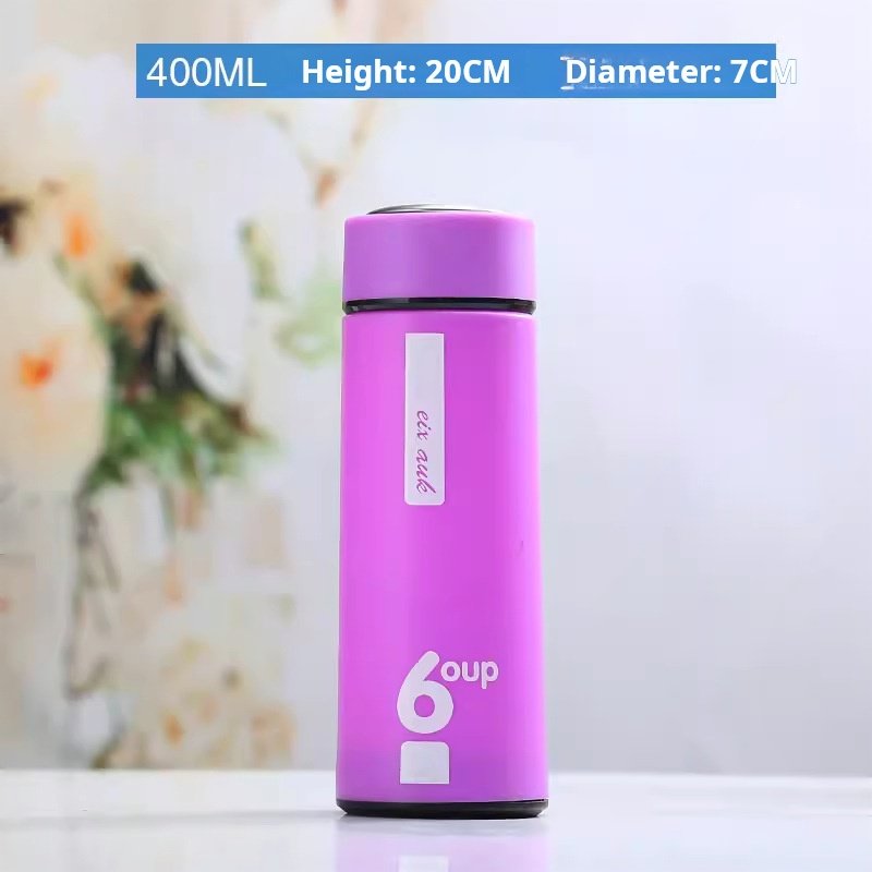 Custom Logo Cup 400ml Opening Shop Celebration Gift Glass Liner Water Bottle