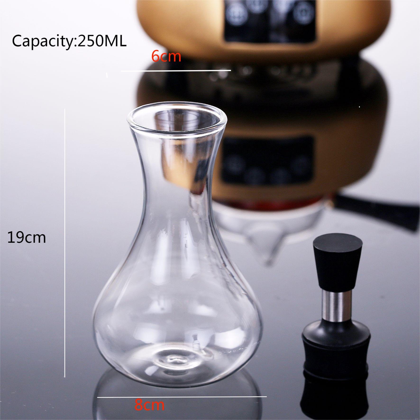 500ml Glass Bottle Dispenser with Stainless Steel Spout Food Grade & Seal for Olive Oil Beverages