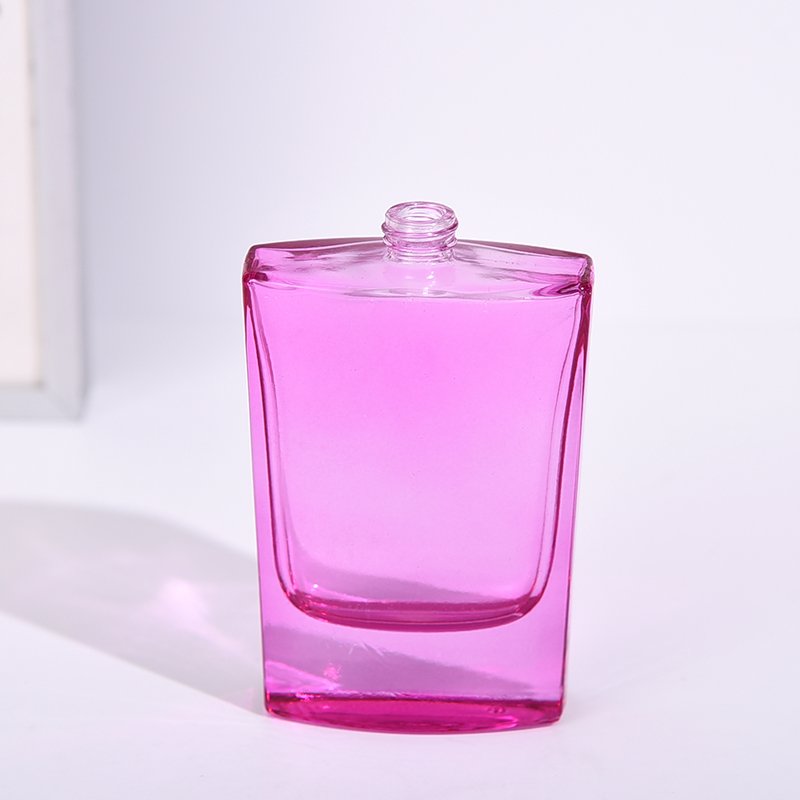 Factory direct purple 60ml perfume glass bottle 15 Screw perfume glass bottle Transparent luxury empty perfume bottle