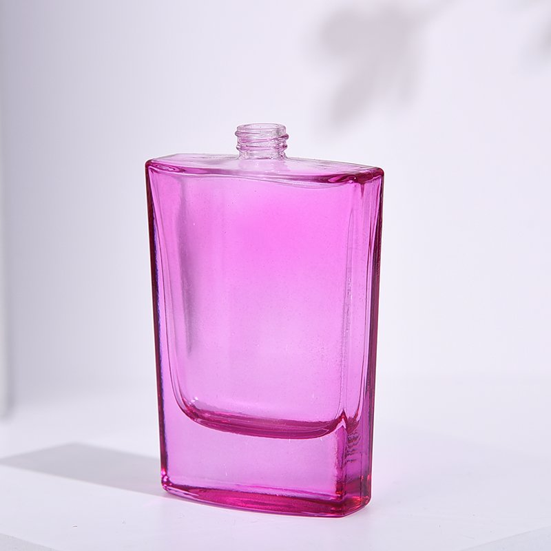 Factory direct purple 60ml perfume glass bottle 15 Screw perfume glass bottle Transparent luxury empty perfume bottle