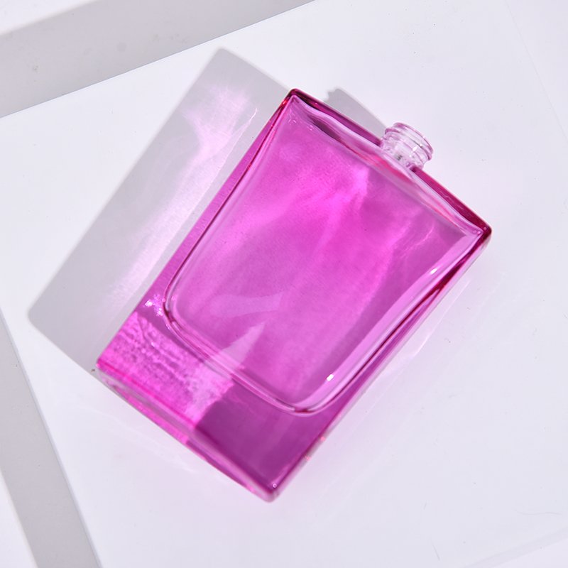 Factory direct purple 60ml perfume glass bottle 15 Screw perfume glass bottle Transparent luxury empty perfume bottle