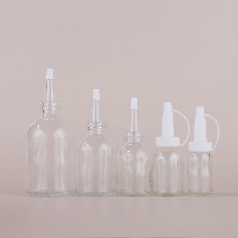 Wholesale clear 10ml 20ml 30ml 50ml 100ml Injection Penicillin Glass Bottle for Medicine with rubber stopper aluminum flip cap