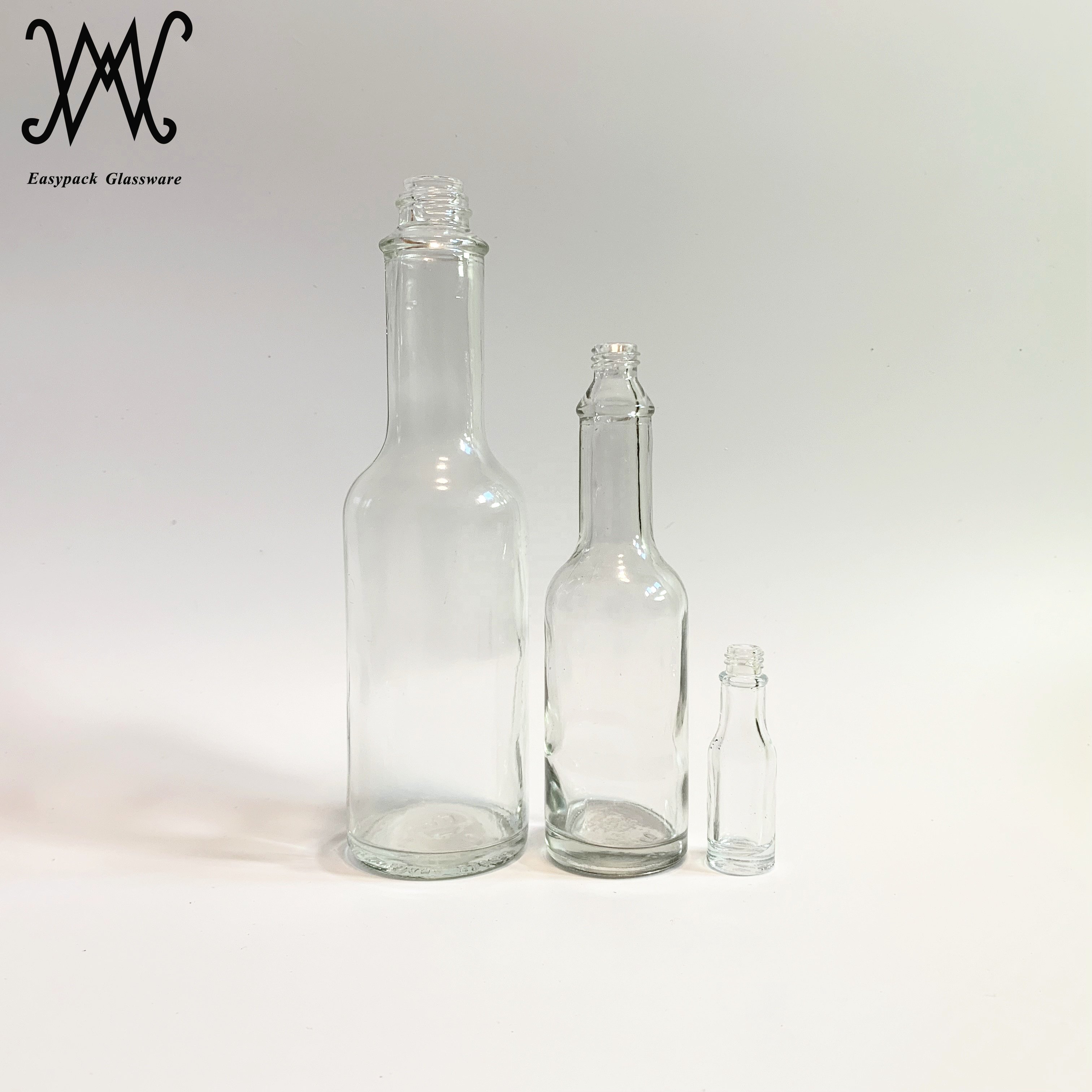 3.7ml 1/8oz mini glass spice chill sauce glass bottle
