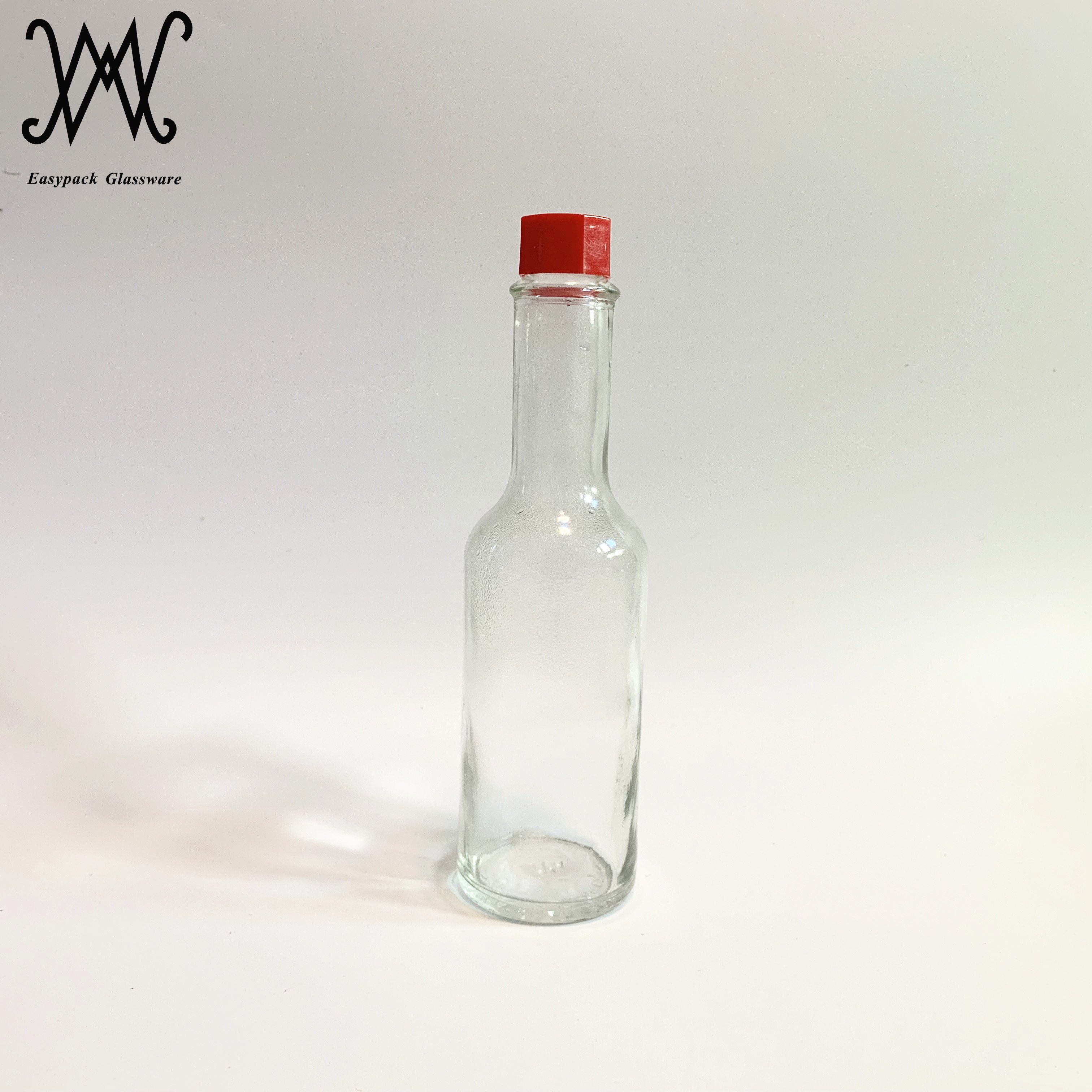 3.7ml 1/8oz mini glass spice chill sauce glass bottle
