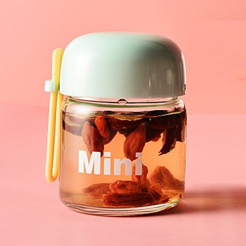 Mini Cute glass milk water bottle,glass cup