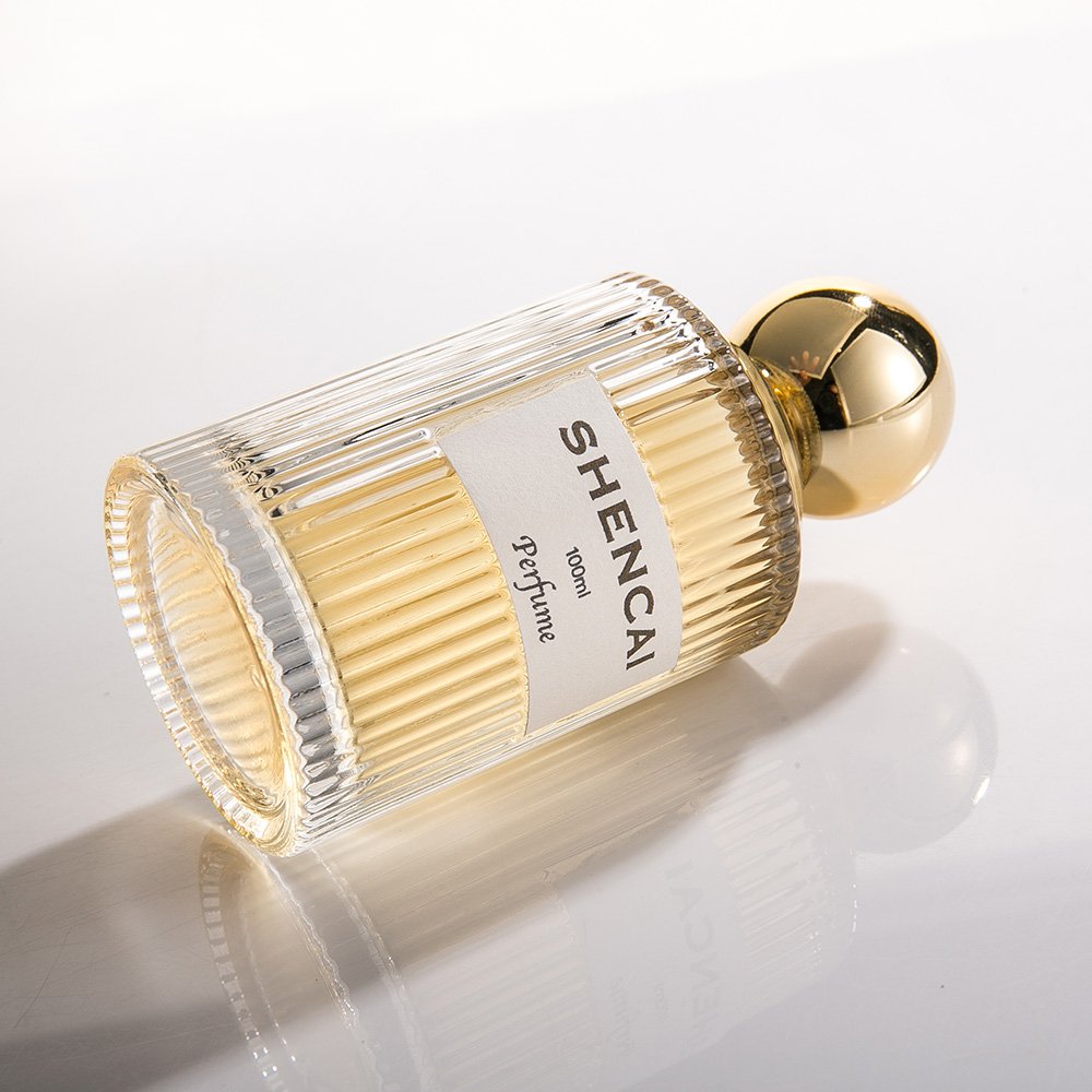 Factory Cute 30ML 50ML 100ML Glass Travel Spray Perfume Bottles Round Small Perfume Glass Bottle with Round Cover