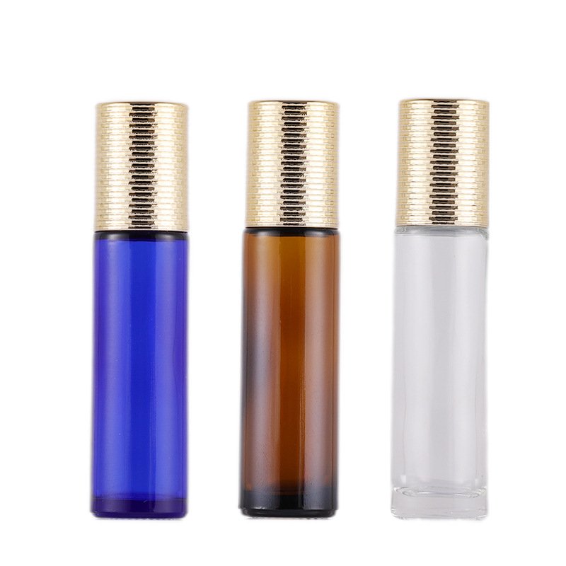 Free Sample Luxury Empty Perfume Oil 2Ml 3Ml 5Ml Roll On Glass Bottle With Roller Ball