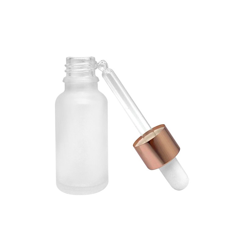 60ml 100ml luxury essential custom push button square empty frosted dropper bottles glass for pump hair body oil