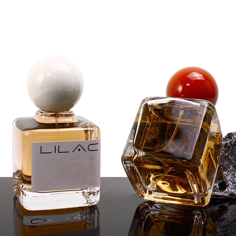 Spot Goods Luxury Perfume Bottle 100ml Creative Perfumes Glass Bottles Clear Glass Bottles For Perfumes Simple And Elegant