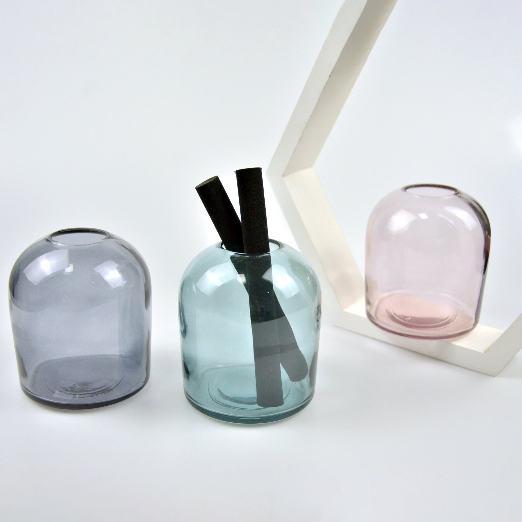 400ml reed diffuser aroma bottles glass home fragrance black reed diffuser glass bottle