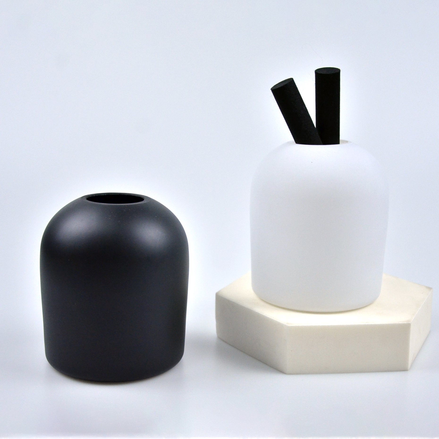 400ml reed diffuser aroma bottles glass home fragrance black reed diffuser glass bottle