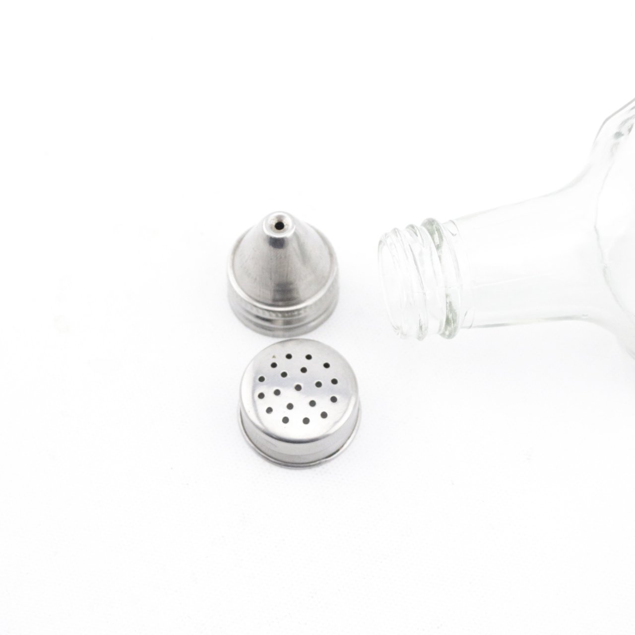 shanghai 6 oz. (Ounce) Tabletop Oil and Vinegar soy sauce stainless steel spice jars Cruet Glass Bottle Cruets Dispenser