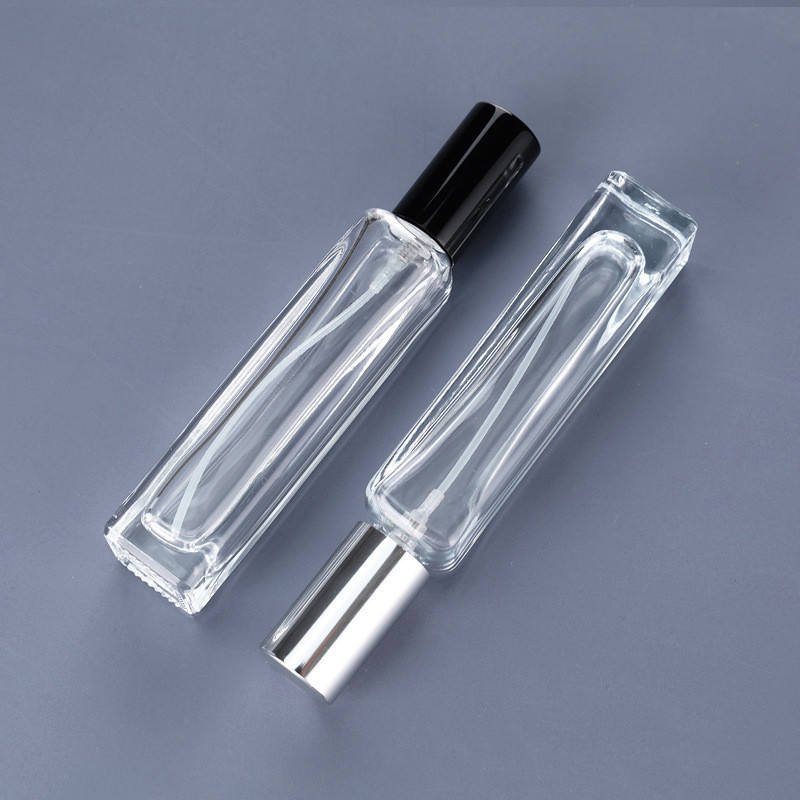 MUB In Stock Wholesale 10ml Crimp Empty Thick Bottom Glass Perfume Sprayer Bottle With Spray Pump