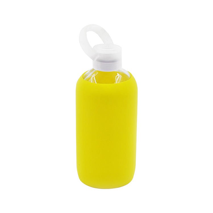 100% Biodegradable Eco Friendly Food Grade Resistant Silicone Sleeves For Glass Bottles Silicone Sport Water Bottle