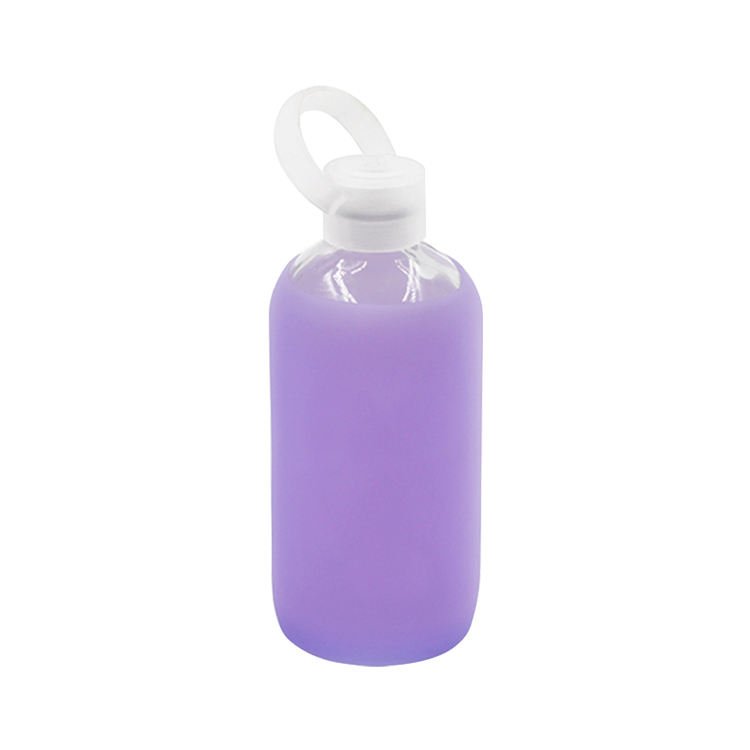 100% Biodegradable Eco Friendly Food Grade Resistant Silicone Sleeves For Glass Bottles Silicone Sport Water Bottle