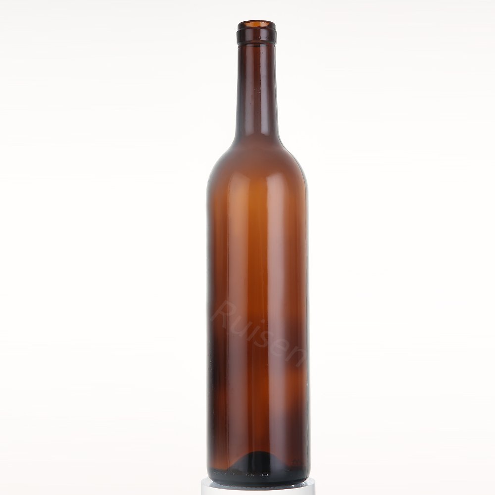 Dark green glass bottle 375ml Olive oil glass bottle wine glass bottle 750 ml