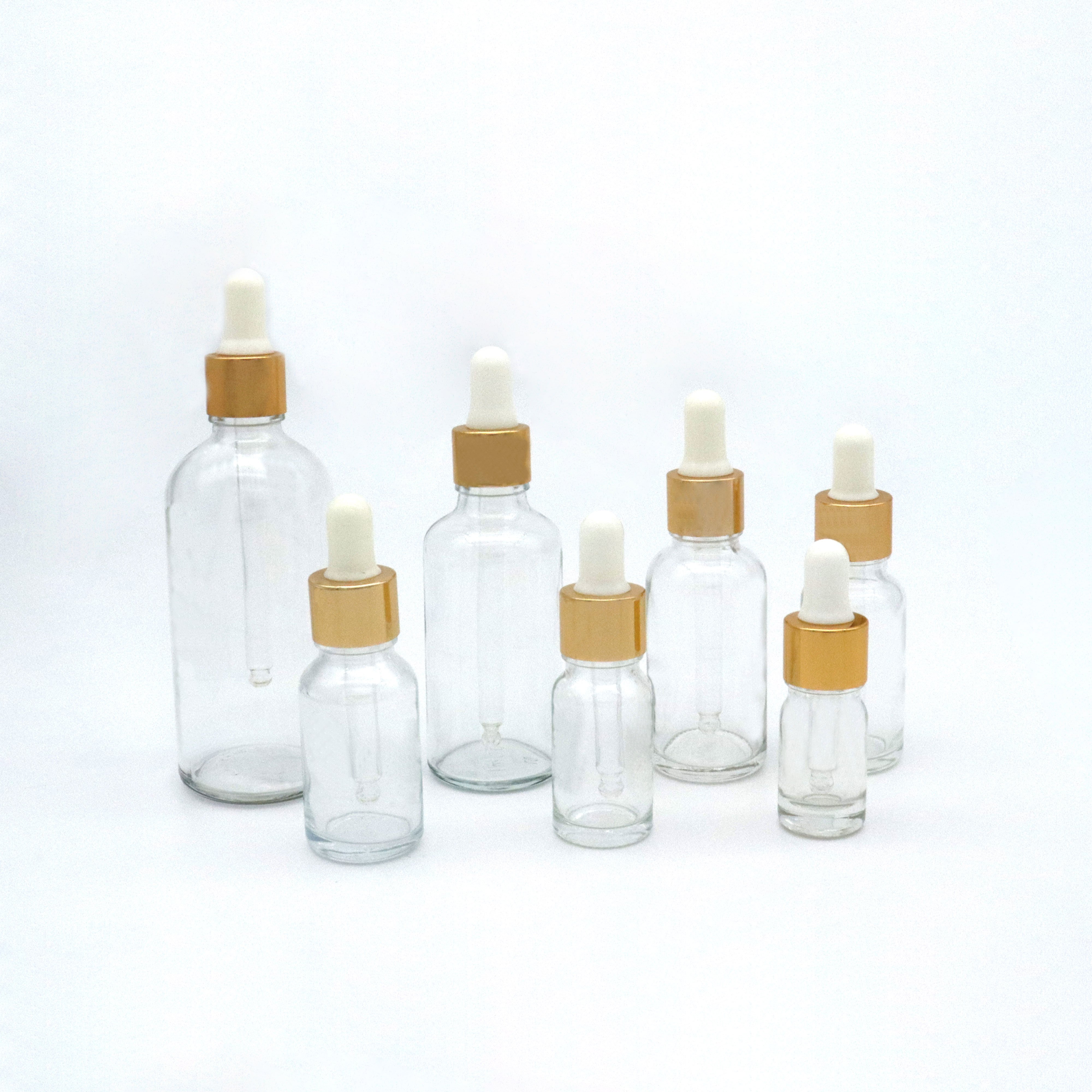 serum glass bottle 5ml-100ml Essential Oil Serum Skincare Packaging glass bottles with dropper