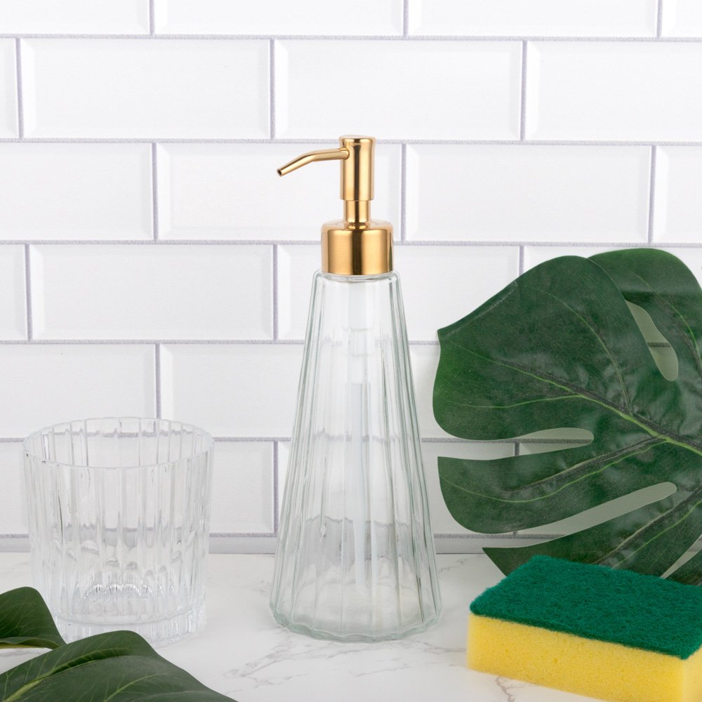 Longan Wholesale Top Dispenser Soap Boston Round Glass Bottle Soap Pump Soap Dispenser Bottle With Pump