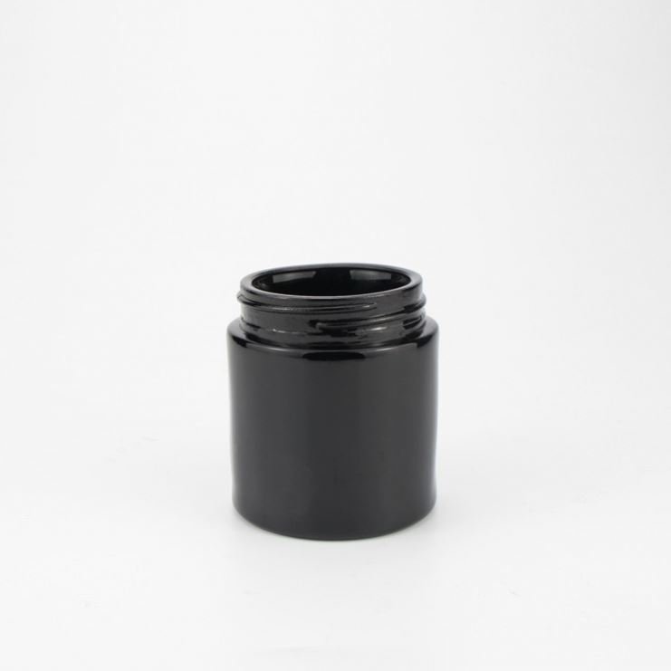15g 30g Violet Black Smell Proof Glass Jars Child Resistant Container