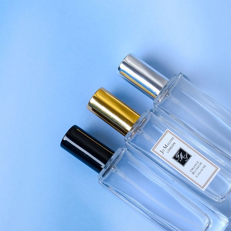 Best Sellers 3ml 5ml 10ml 20ml 30ml Clear Empty Square Shaped Portable Travel Bottle Glass Spray Perfume Bottle with Rollerball