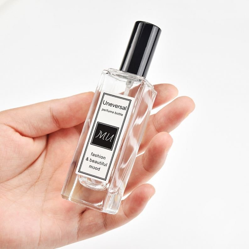 Best Sellers 3ml 5ml 10ml 20ml 30ml Clear Empty Square Shaped Portable Travel Bottle Glass Spray Perfume Bottle with Rollerball