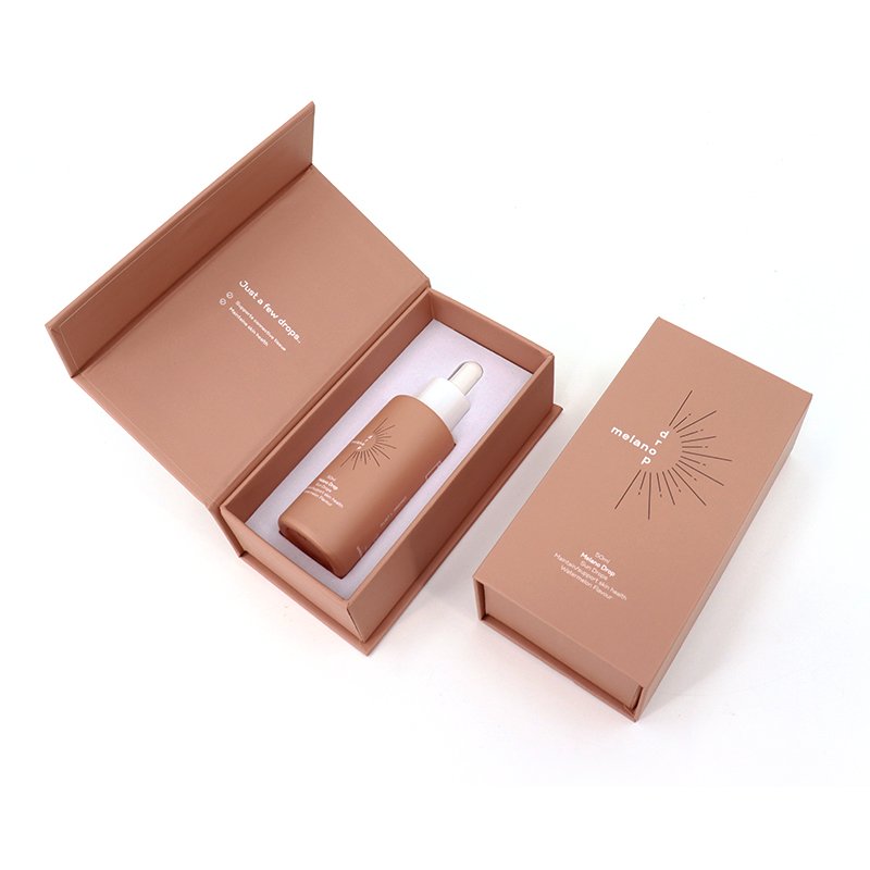 Luxury Hair Essential Oil Dropper bottle Amber 30ml 50ml 60ml 100ml 150ml Empty Glass Cosmetic Bottles with box
