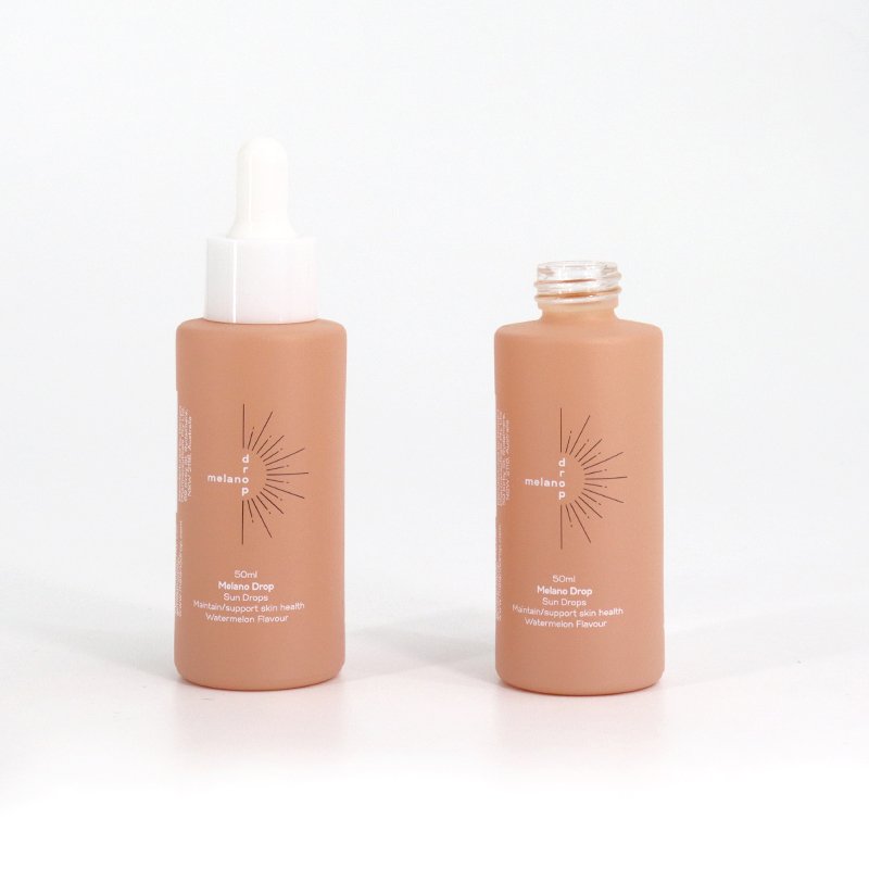 Luxury Hair Essential Oil Dropper bottle Amber 30ml 50ml 60ml 100ml 150ml Empty Glass Cosmetic Bottles with box