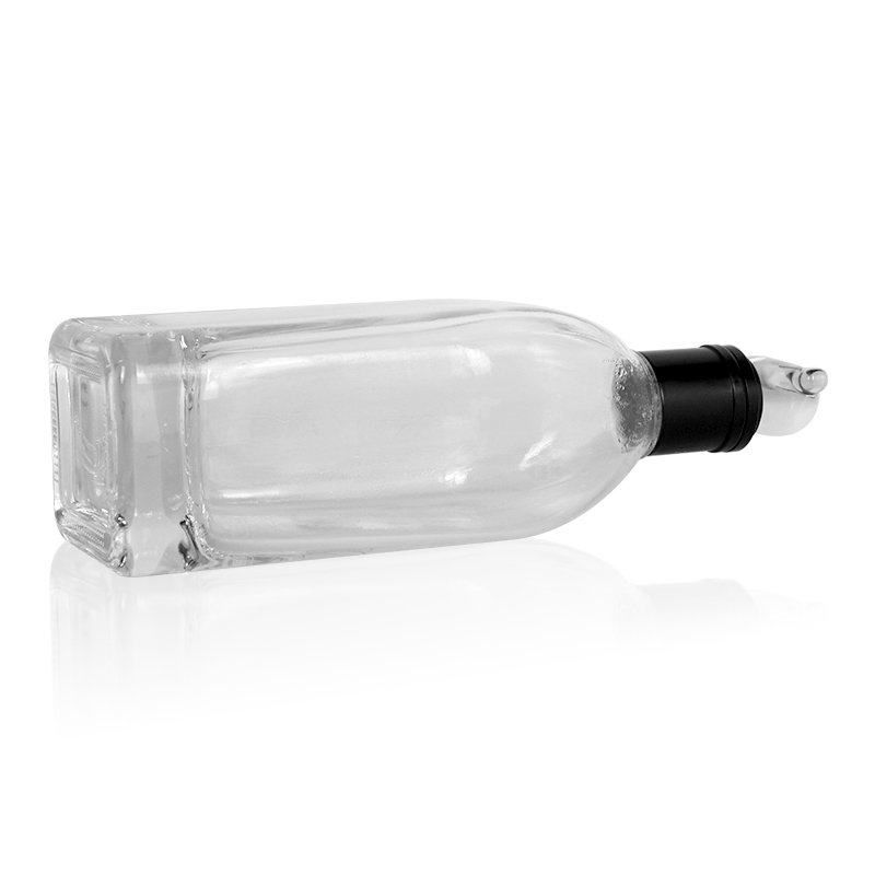 wholesale custom color 375ml 500ml 700ml 750ml 1000ml vodka whisky gin empty glass liquor bottle with cork