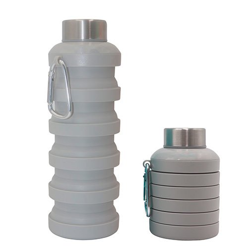 Wholesale Bpa Free 500Ml Foldable Collapsible Drinking Silicone Water Bottle