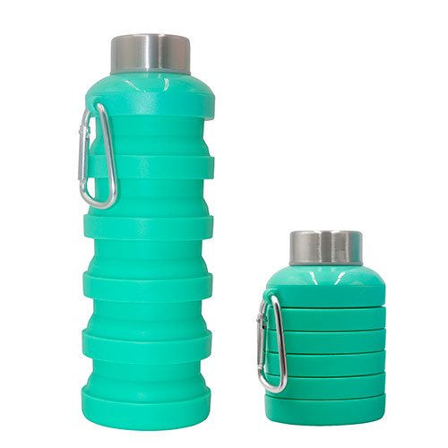 Wholesale Bpa Free 500Ml Foldable Collapsible Drinking Silicone Water Bottle