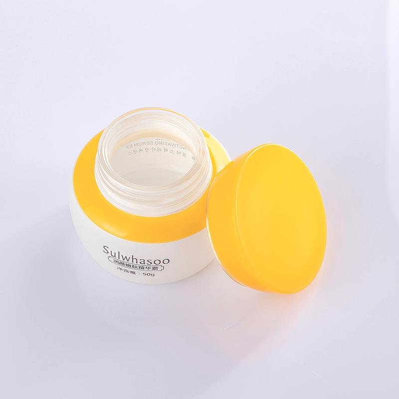Champagne Luxury Glass Bottles For Skin Care Logo Printing Packaging Set Lotion Essence Container