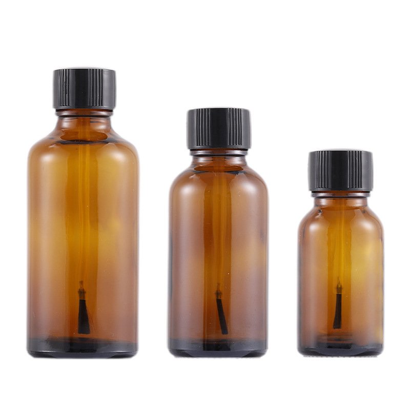 5ml 10ml 15ml 20ml 30ml 50ml Amber clear Glass Bottles With Brush Nail Polish Glass Bottles