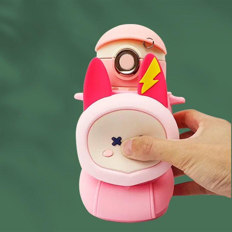 Cocosmile 470ml Kids Thermos Bottle Cute Children's Thermal Water Cup BPA-Free for Student