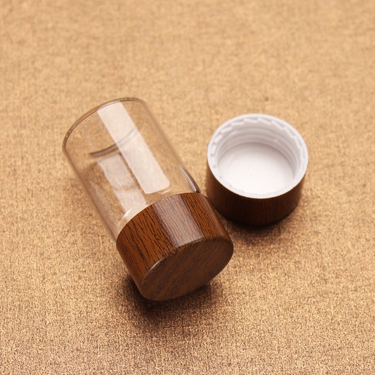 0.87inch Glass Bottle with Aluminum Caps glass vial 5ml 10ml 15ml Small Bottle packing