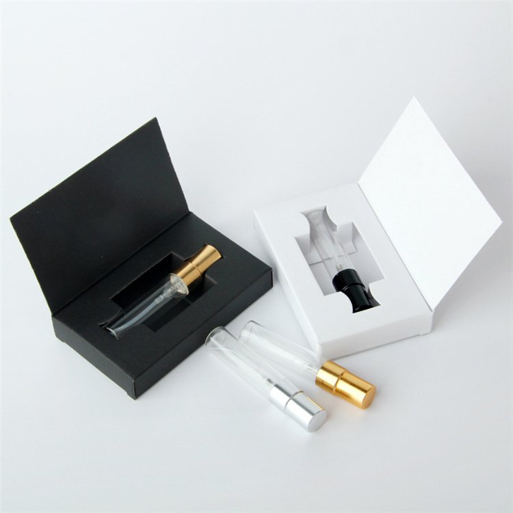 3ml 5ml 10ml Sample Perfume Tube Glass Bottle Perfume Glass Bottle with Carton Box